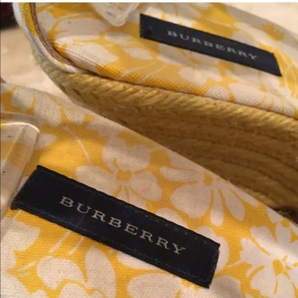 BURBERRY Ankle Tie Peep-Toe Espadrille Spain - Picture 2 of 8